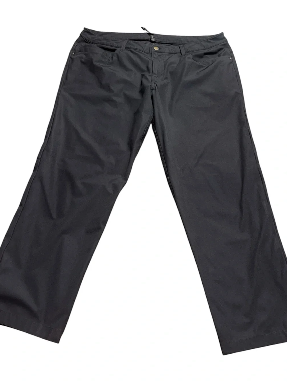 Lululemon Men’s ABC Classic Fit Pants Dark Gray/Black Size
